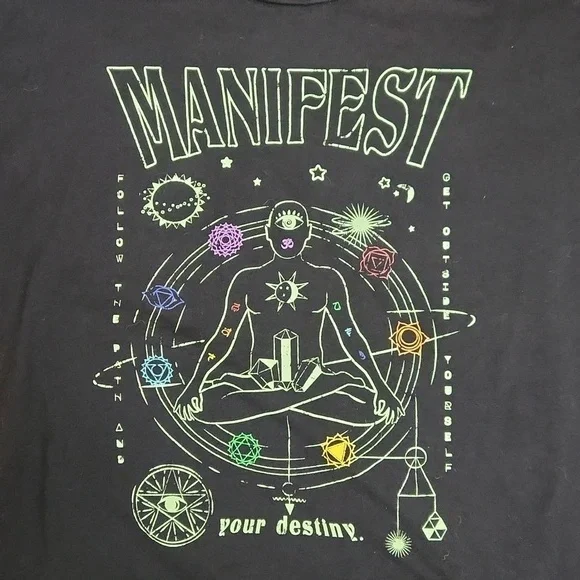 4th Dimension Manifest Cotton Graphic Tee - Picture 2 of 4